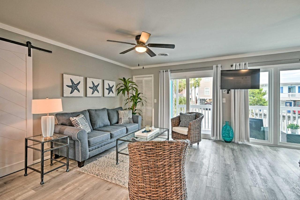 Surfside Beach Couples Retreat With Balcony! Myrtle Beach Kültér fotó