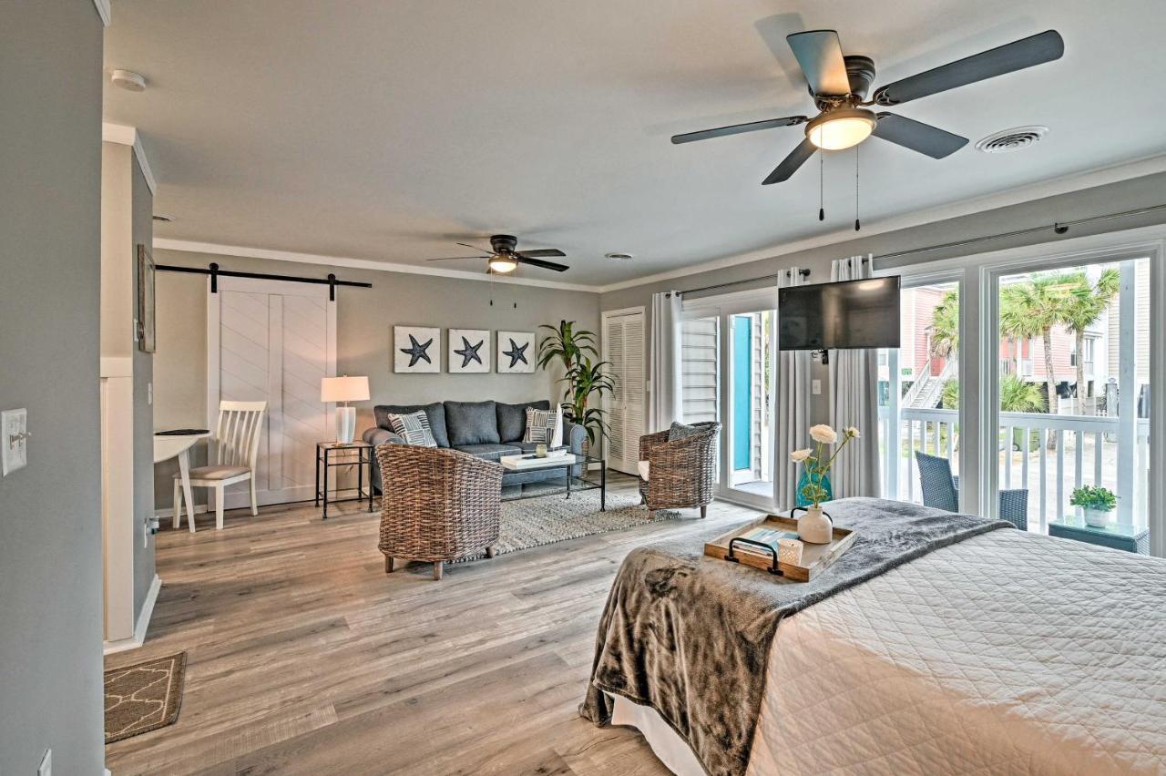 Surfside Beach Couples Retreat With Balcony! Myrtle Beach Kültér fotó