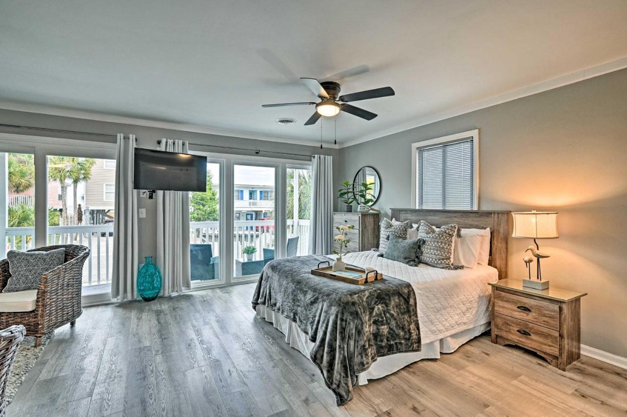 Surfside Beach Couples Retreat With Balcony! Myrtle Beach Kültér fotó